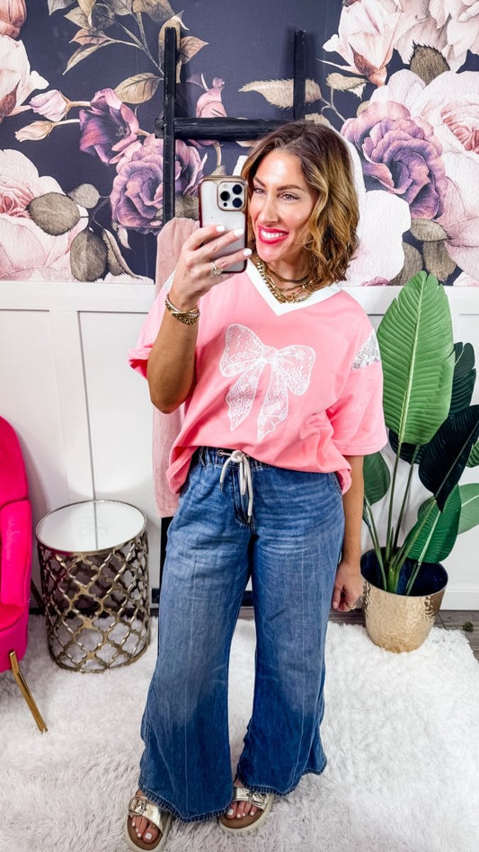 Sweet Details Top - Macoma Boutique100 Short Sleeve