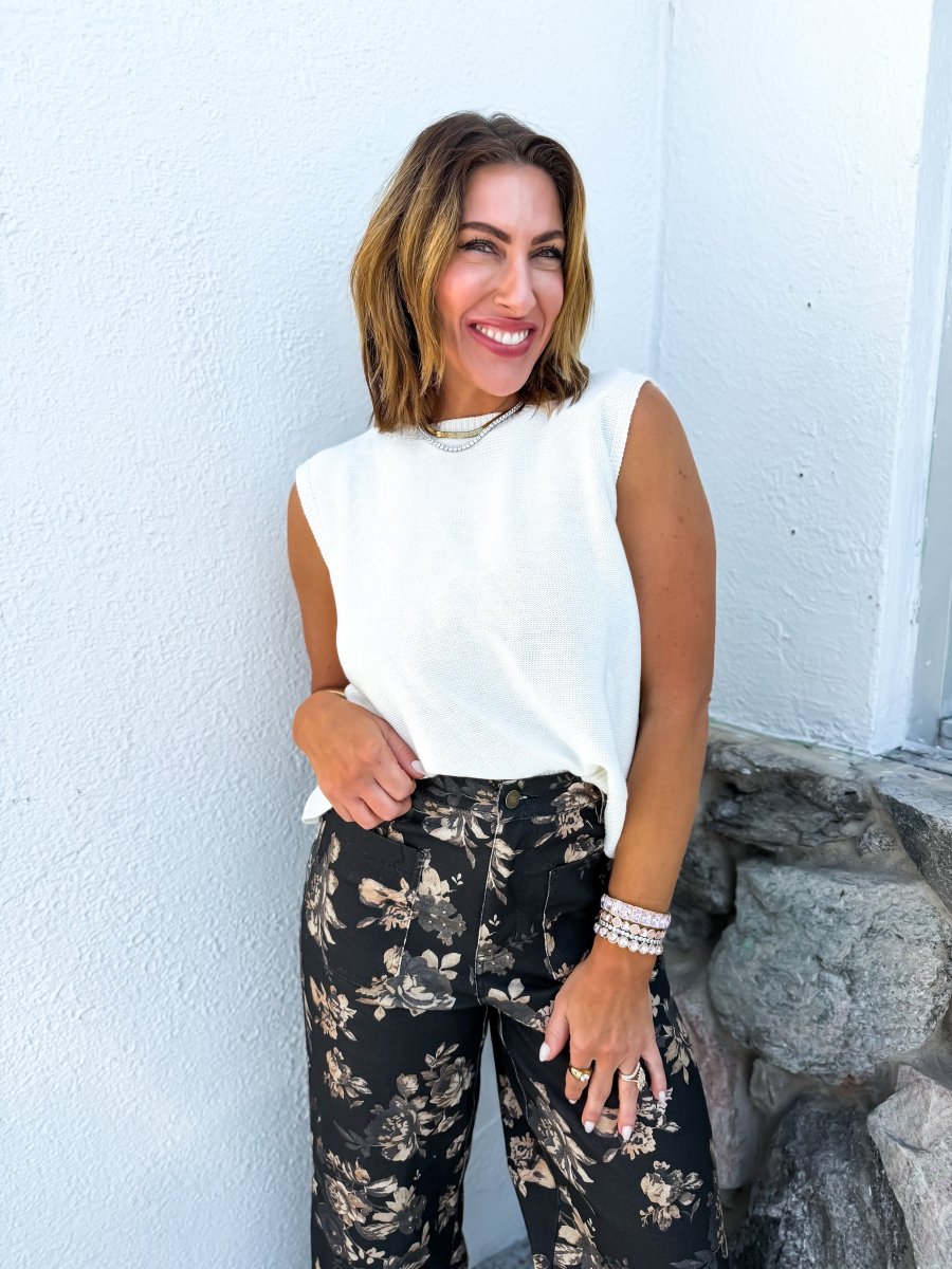 Sweet Surprise Knit Tank - Macoma Boutique110 Tanks