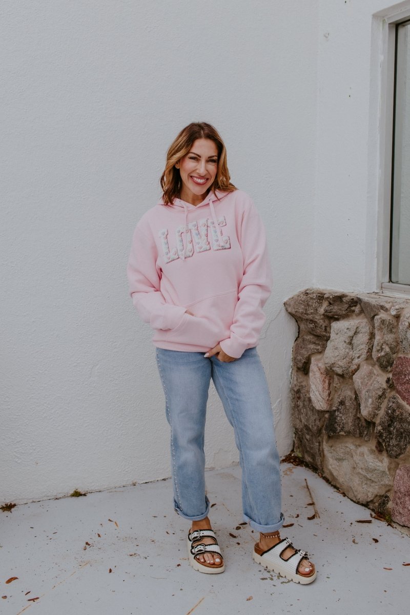 Sweetheart Love Graphic Hoodie - FINAL SALE - Macoma Boutique555 Presales