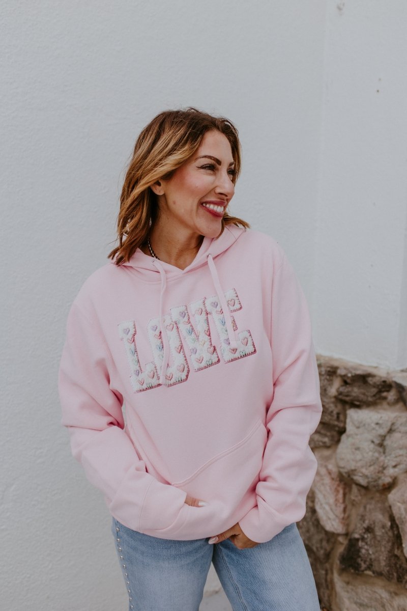 Sweetheart Love Graphic Hoodie - FINAL SALE - Macoma Boutique555 Presales