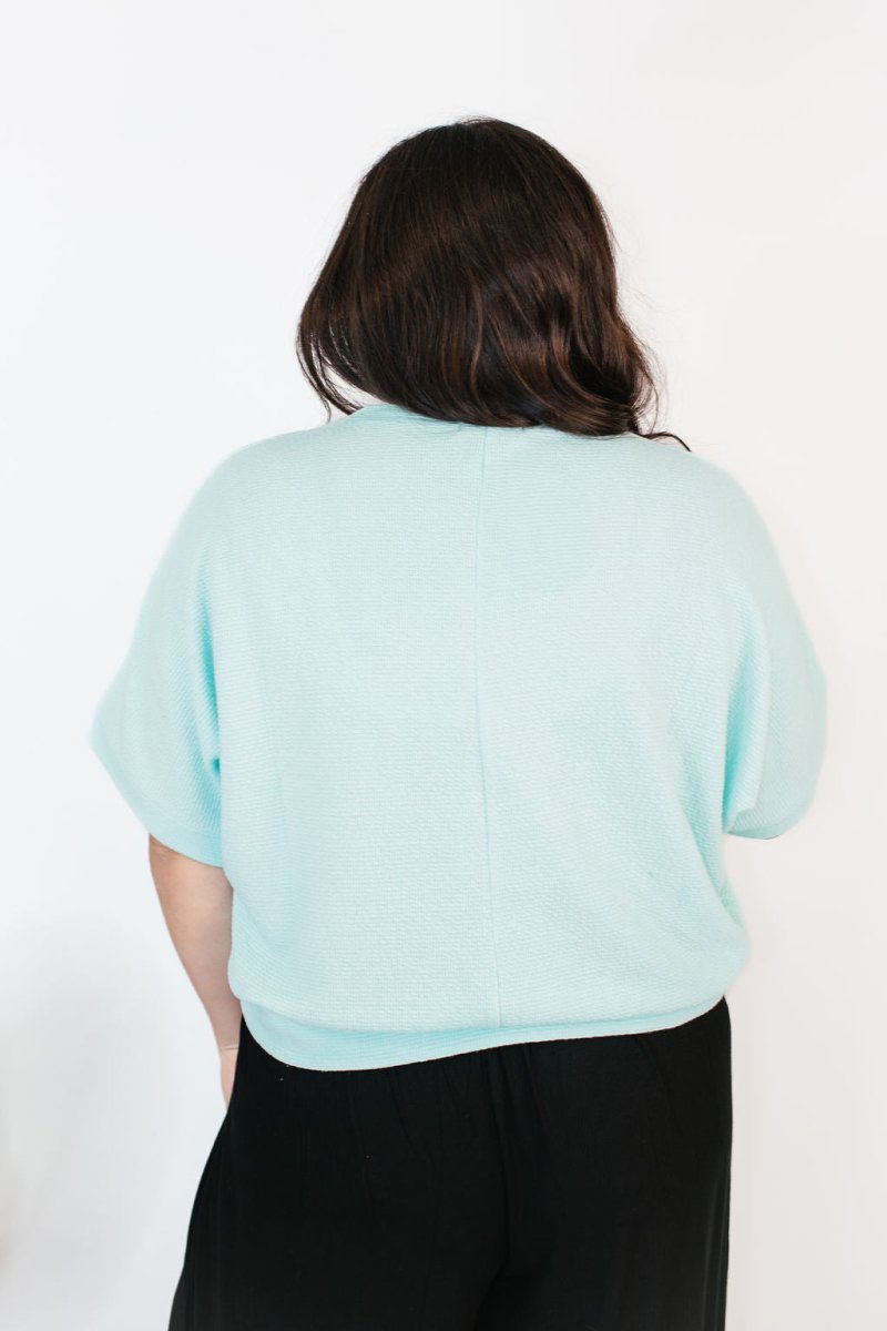 Take That Top in Mint - FINAL SALE - Macoma Boutique100 Short Sleeve