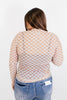 Taupe Checkerboard Top - Reg/Curvy - FINAL SALE - Macoma Boutique120 Long Sleeve