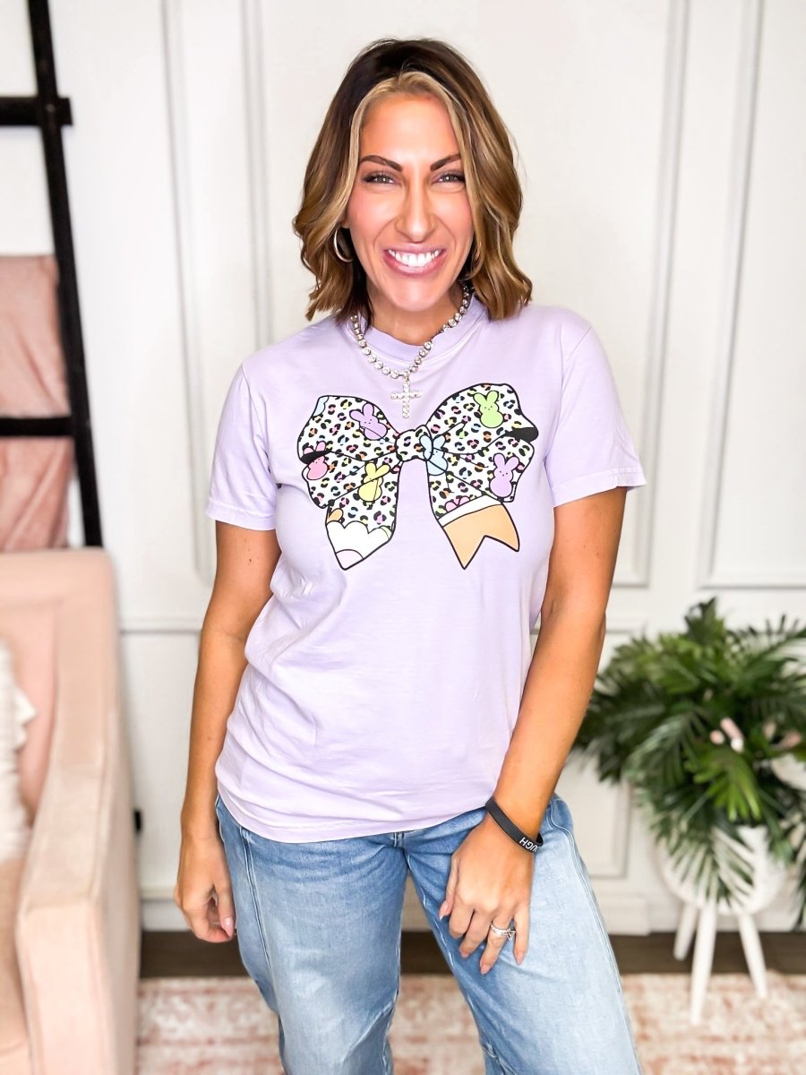 Teach The Peeps Graphic Tee - FINAL SALE - Macoma Boutique555 Presales