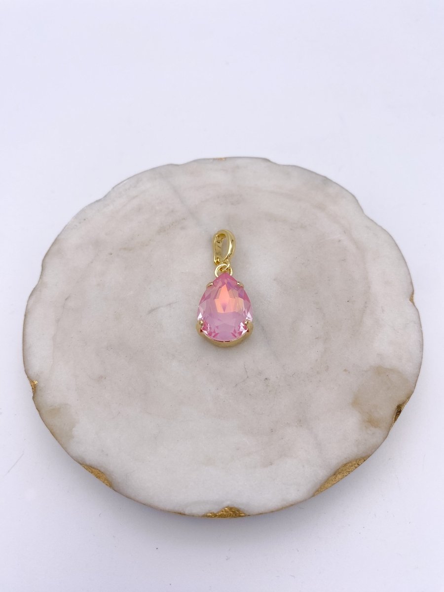 Teardrop Charm in Cotton Candy - Macoma Boutique310 Accessories/Jewelry