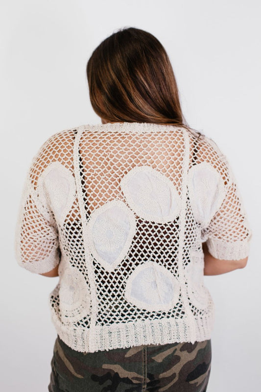 The Floral Loom Top - FINAL SALE - Macoma Boutique120 Long Sleeve