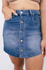 The Lacey Denim Skort - Reg/Curvy - FINAL SALE - Macoma Boutique170 Denim
