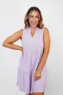 The Liz Dress in Lilac - Reg/Curvy - FINAL SALE - Macoma Boutique250 Dresses