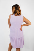 The Liz Dress in Lilac - Reg/Curvy - FINAL SALE - Macoma Boutique250 Dresses