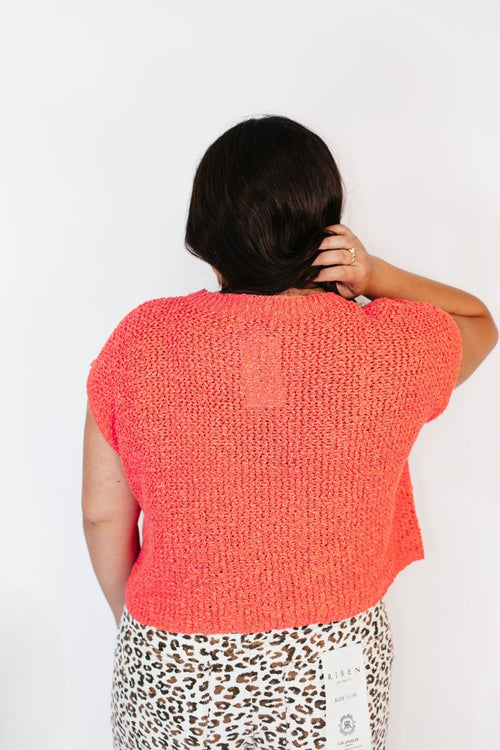 The Must Have Sweater in Coral - FINAL SALE - Macoma Boutique130 Sweaters