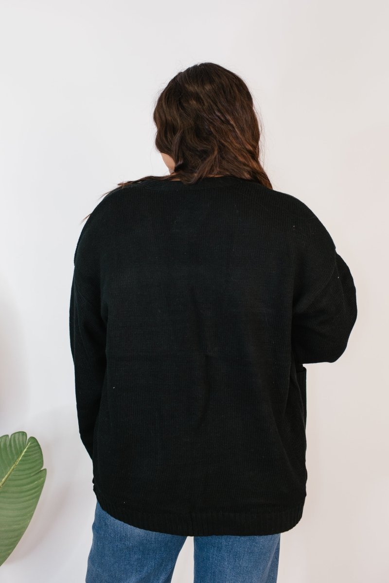 The Perfect Slouch Cardigan In Black - Macoma Boutique220 Cardigans/Kimonos