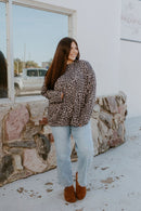 The Sierra Pullover in Greyscale Cheetah - Reg & Curvy - Macoma Boutique130 Sweaters