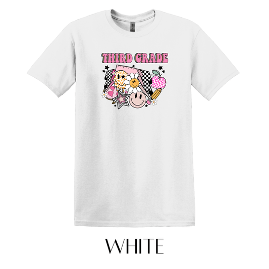 Third Grade Graphic Tee - FINAL SALE - Macoma Boutique555 Presales