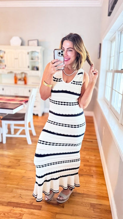 Timeless Crochet Dress - Macoma Boutique250 Dresses