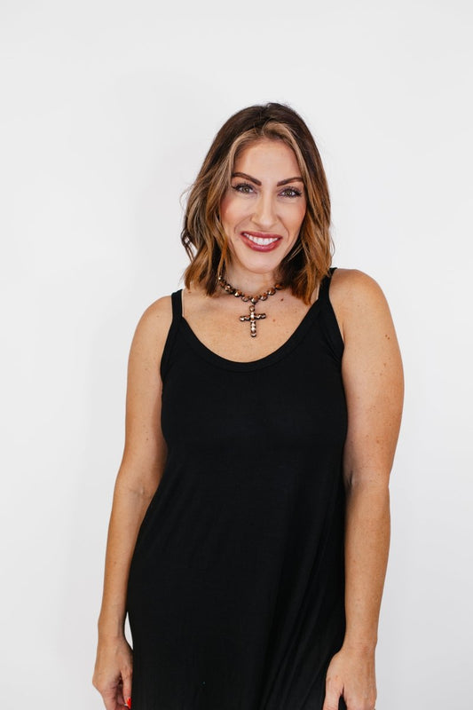 Timeless Maxi Dress in Black - Reg/Curvy - FINAL SALE - Macoma Boutique250 Dresses