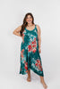 Timeless Maxi Dress in Teal Floral - Reg/Curvy - FINAL SALE - Macoma Boutique250 Dresses