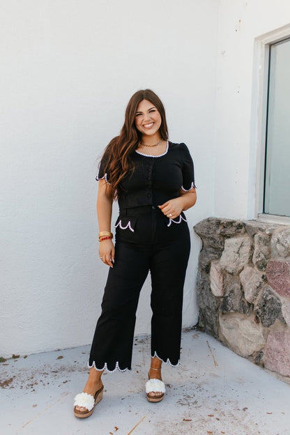 Timeless Tailored Top - Macoma Boutique100 Short Sleeve