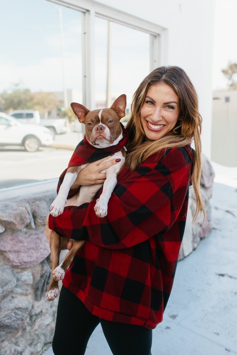 Tis The Season Hoodie In Buffalo Plaid - Reg & Curvy - Macoma Boutique130 Sweaters