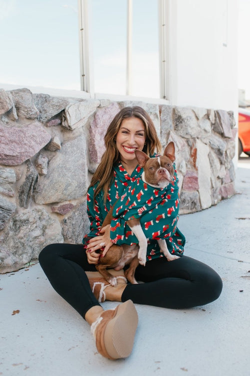 Tis The Season Hoodie In Stockings - Reg & Curvy - Macoma Boutique130 Sweaters