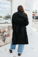 Top Notch Coat In Black - Macoma Boutique240 Jackets/Blazers