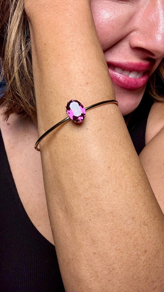 Tova Ada Bangle In Dark Rose - Macoma Boutique310 Accessories/Jewelry