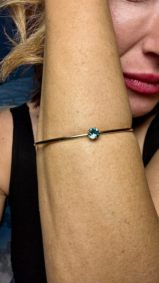 Tova Ada Bangle In Light Turquoise Purple Haze - Macoma Boutique310 Accessories/Jewelry