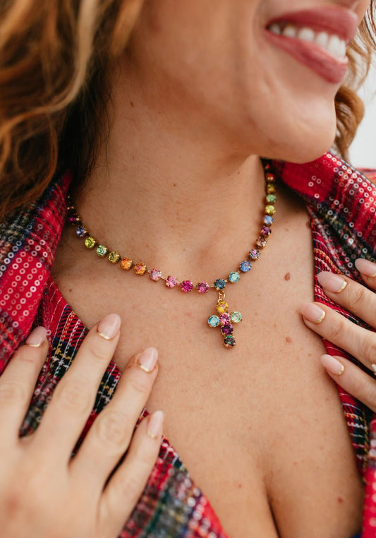 Tova Baby Donatella Necklace in Antique Gold Bohemian Wonderland - Macoma Boutique310 Accessories/Jewelry