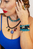 Tova Belton Bracelet in Custom Teal Blue - Macoma Boutique310 Accessories/Jewelry