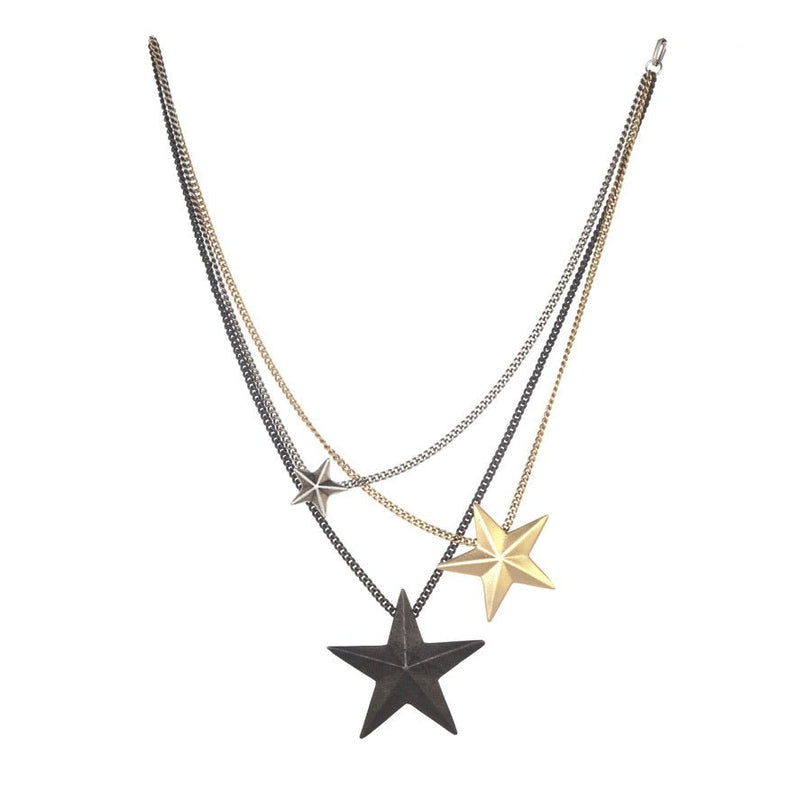 Tova Brazil 3 Star Mixed Necklace