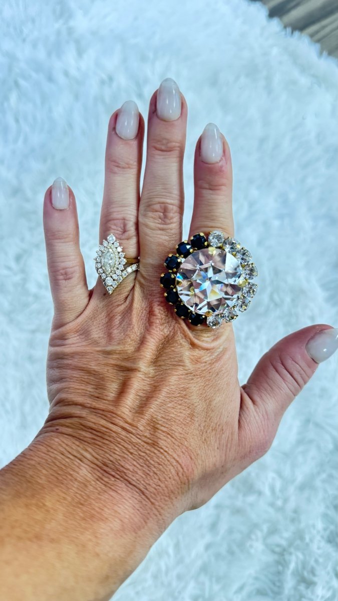 Tova Brynn Ring In Clear - Macoma Boutique310 Accessories/Jewelry
