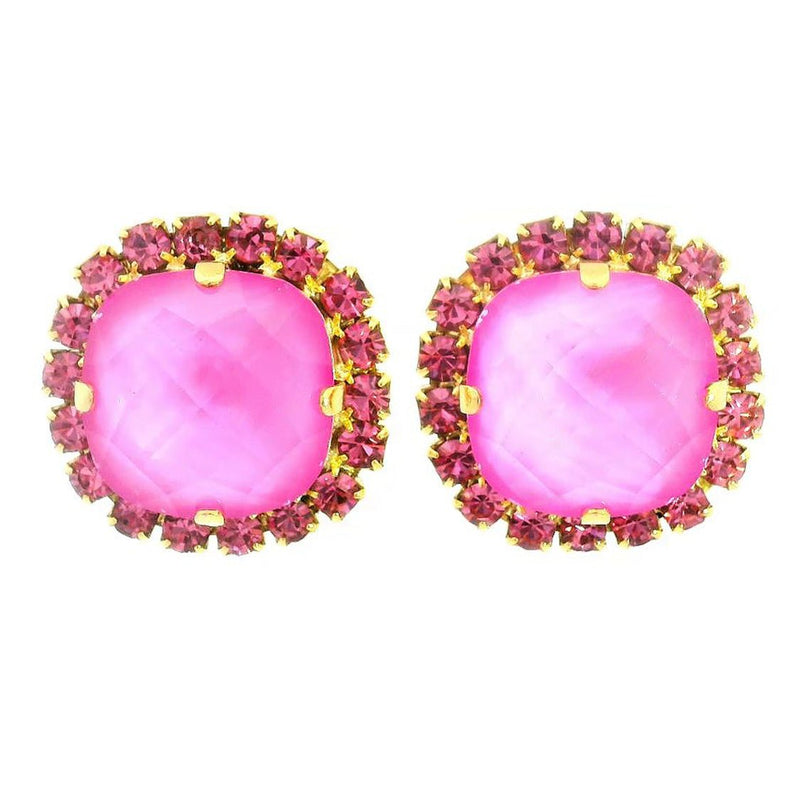 Tova Cambrie Earrings in Pink