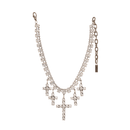 Tova Cassidy Necklace in Antique Silver/Clear - Macoma Boutique310 Accessories/Jewelry