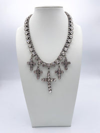 Tova Cassidy Necklace in Antique Silver/Clear