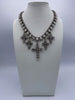 Tova Cassidy Necklace in Antique Silver/Clear - Macoma Boutique310 Accessories/Jewelry