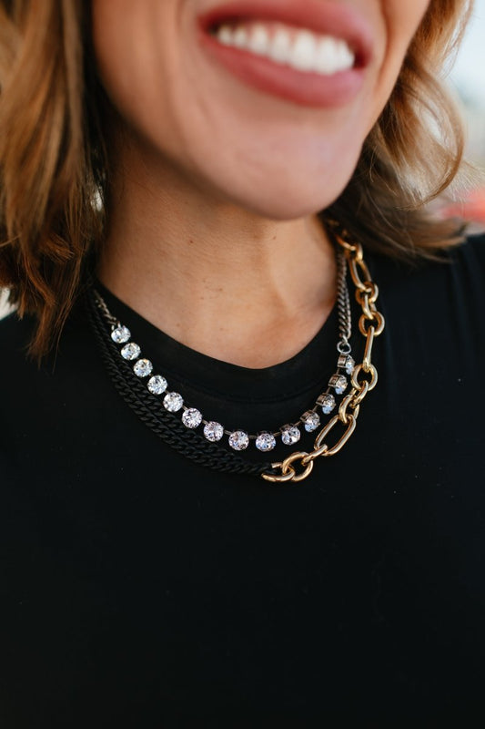 Tova Cricket Necklace in Mixed Metal Gold - Macoma Boutique310 Accessories/Jewelry