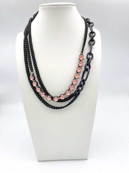 Tova Cricket Necklace in Smutt Flamingo Mix - Macoma Boutique310 Accessories/Jewelry