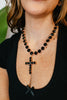 Tova Donatella Necklace in Rose Gold and Jet Stones - Macoma Boutique310 Accessories/Jewelry