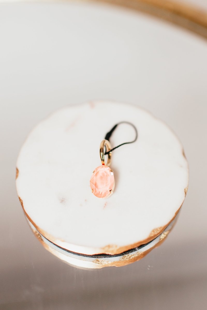 Tova El Paso Pendants - Oval Flamingo Ignite