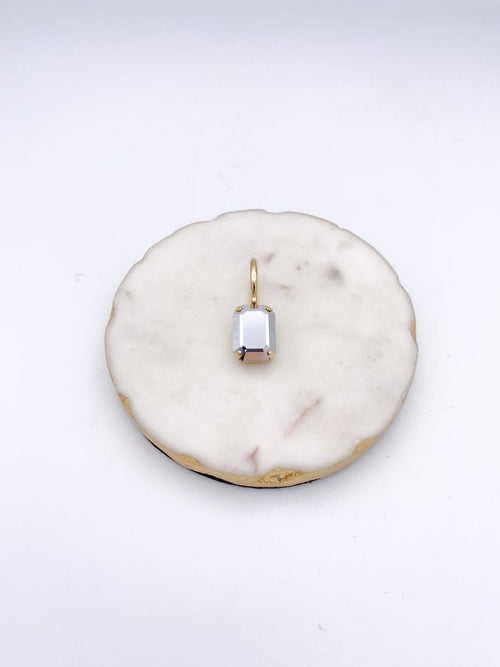 Tova El Paso Pendants - Rectangle Chrome - Macoma Boutique310 Accessories/Jewelry