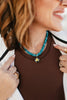Tova Houston Pendants - Cushion Square Golden Sahara - Macoma Boutique310 Accessories/Jewelry
