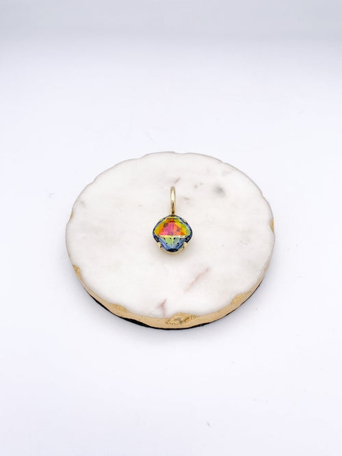 Tova Houston Pendants - Cushion Square Golden Sahara - Macoma Boutique310 Accessories/Jewelry