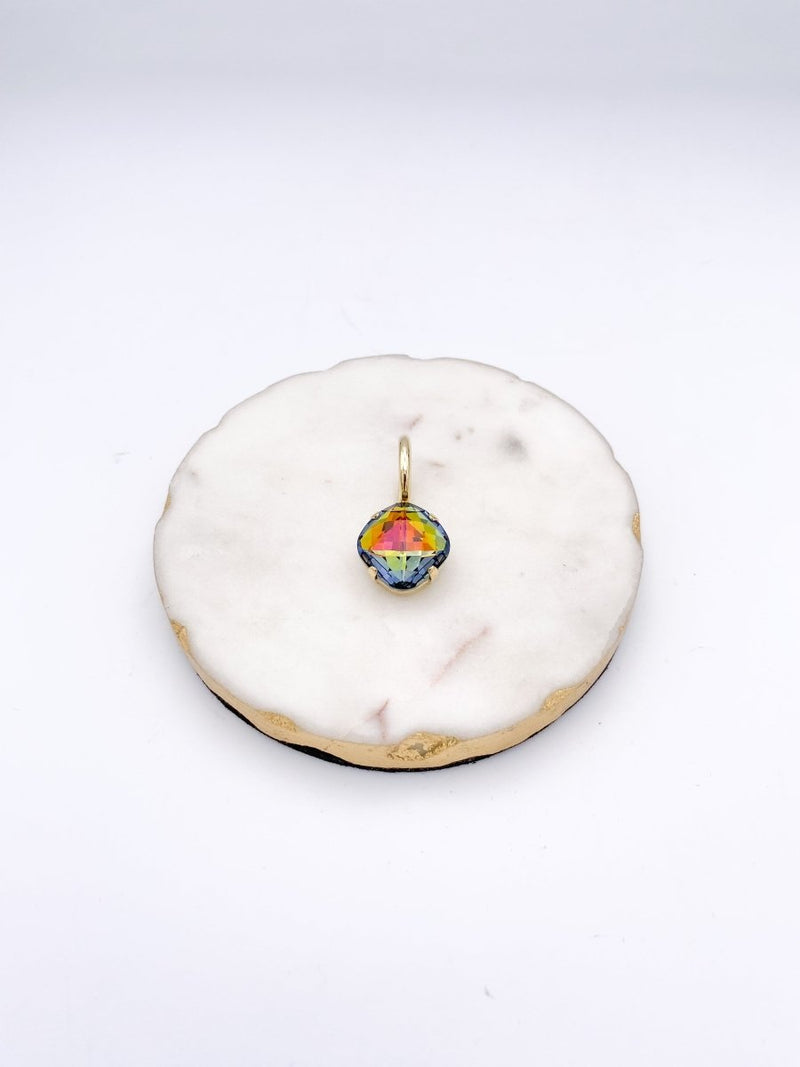 Tova Houston Pendants - Cushion Square Golden Sahara