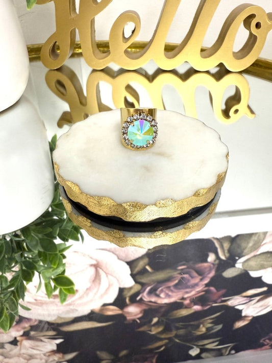 Tova Jacci Ring in Soft Mint Ignite Glacier Blue - Macoma Boutique310 Accessories/Jewelry