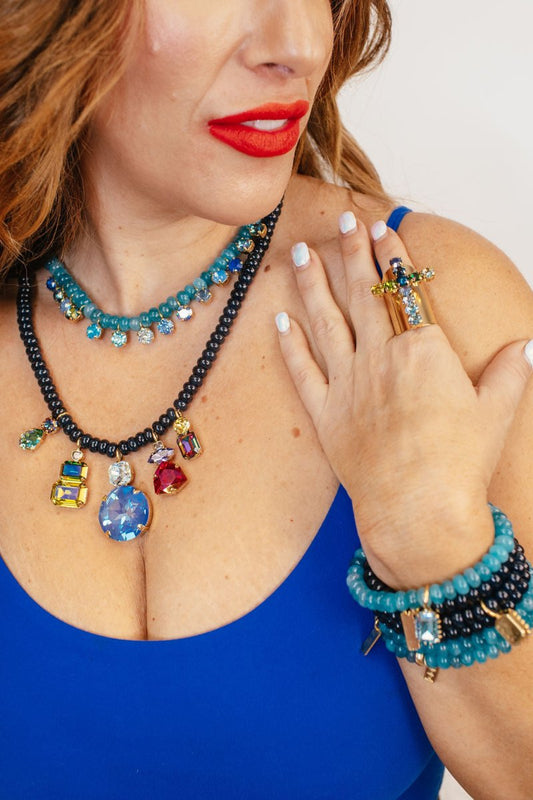 Tova Jalus Ring in Midnight Express - Macoma Boutique310 Accessories/Jewelry