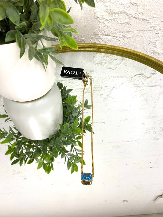 Tova Karine Necklace in Aquamarine - Macoma Boutique310 Accessories/Jewelry