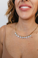 Tova Krystal Necklace in Antique Gold - Macoma Boutique310 Accessories/Jewelry