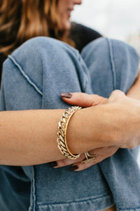 Tova Lenna Cuff in Antique Gold