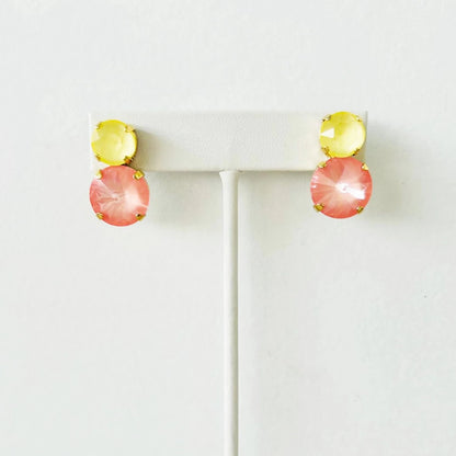 Tova Maegan Earrings In Flamingo Ignite - Macoma Boutique310 Accessories/Jewelry