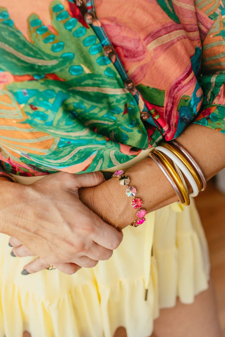 Tova Midori Bracelet In Pinks - Macoma Boutique310 Accessories/Jewelry