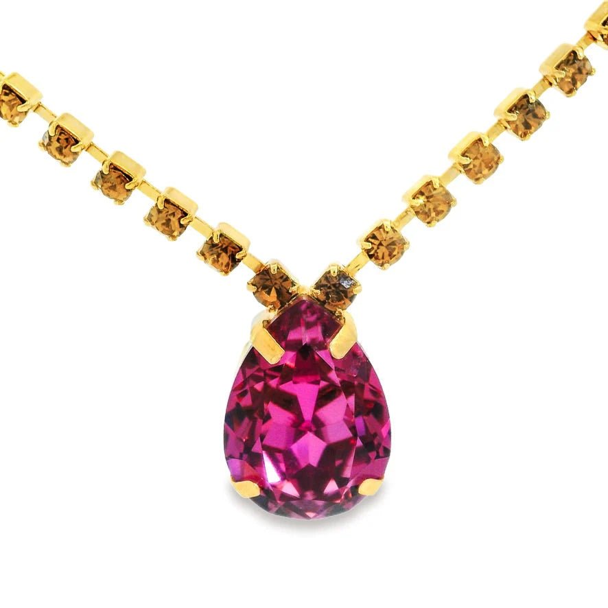 Tova Milli Necklace In Smoked Topaz Dark Rose - Macoma Boutique310 Accessories/Jewelry