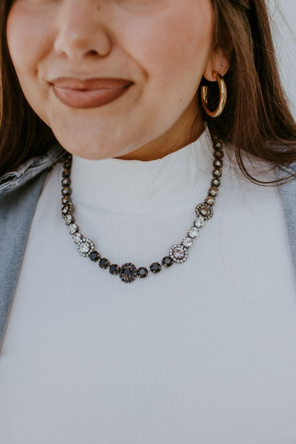 Tova Milly Necklace in Medium Gunmetal - Macoma Boutique310 Accessories/Jewelry